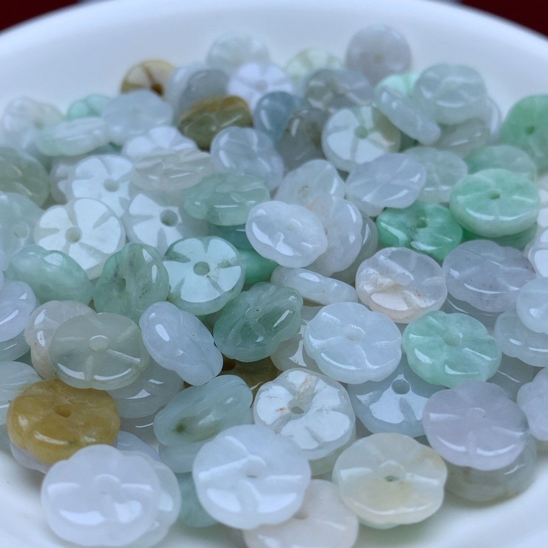 【闪购商品】翡翠手链未镶嵌卡10冰花花50个
