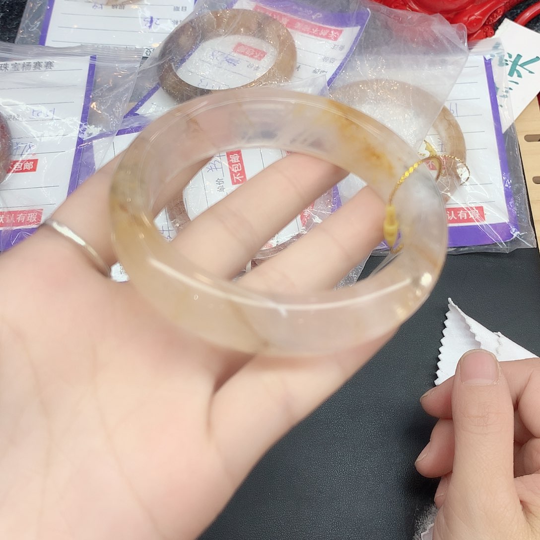 水晶手镯未镶嵌206（57:：：）