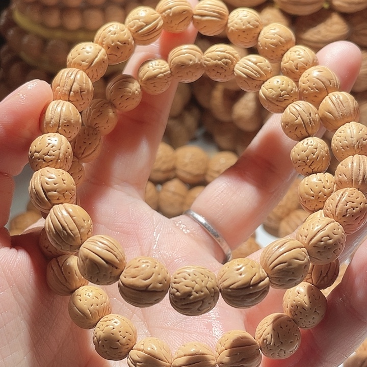 桃核吊坠桃核手串野生110