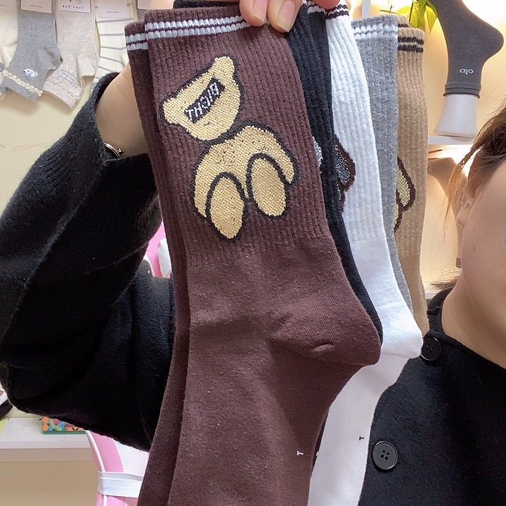 三醋酯纤维棉氨袜子5条装99999