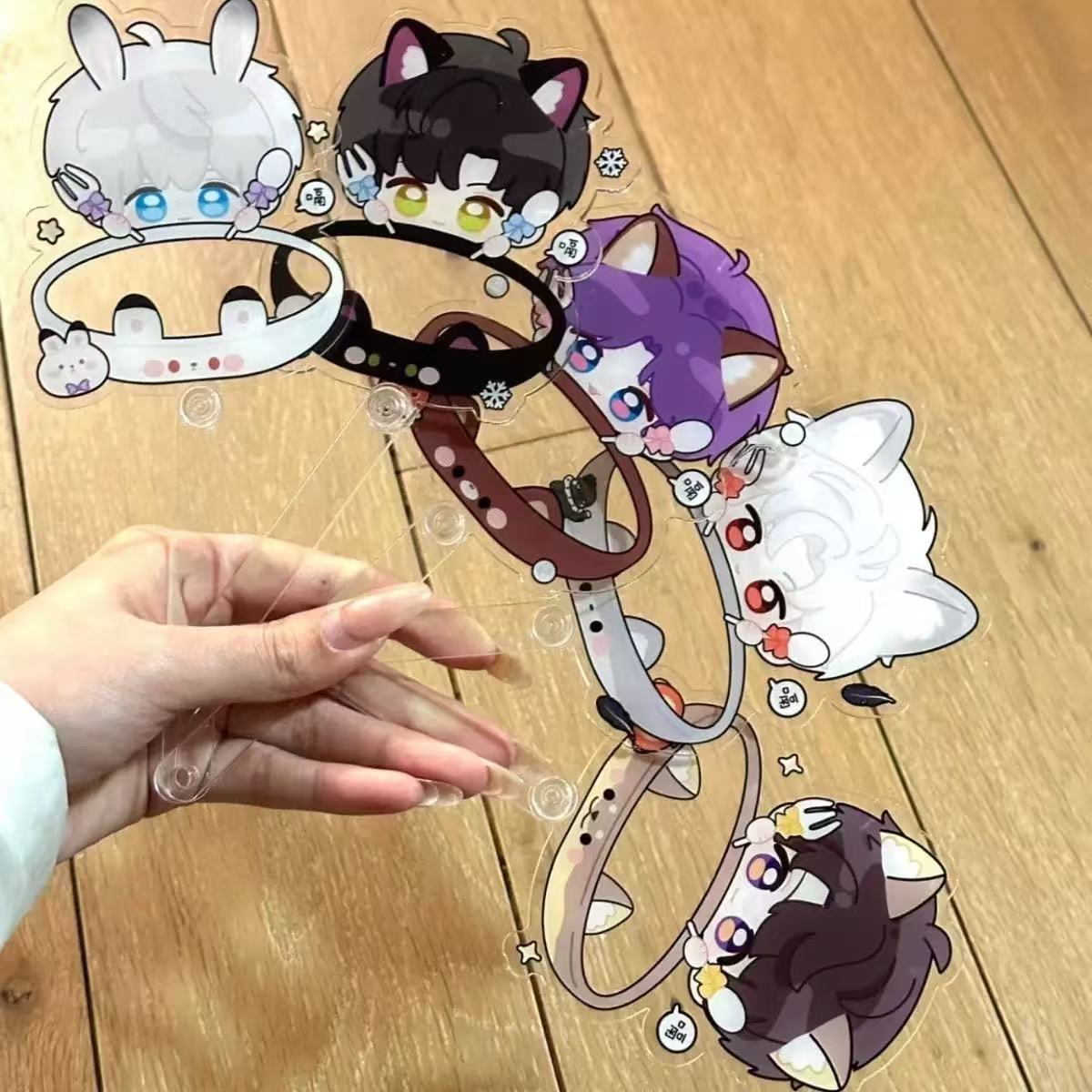 恋与深空周边Q版打卡棒