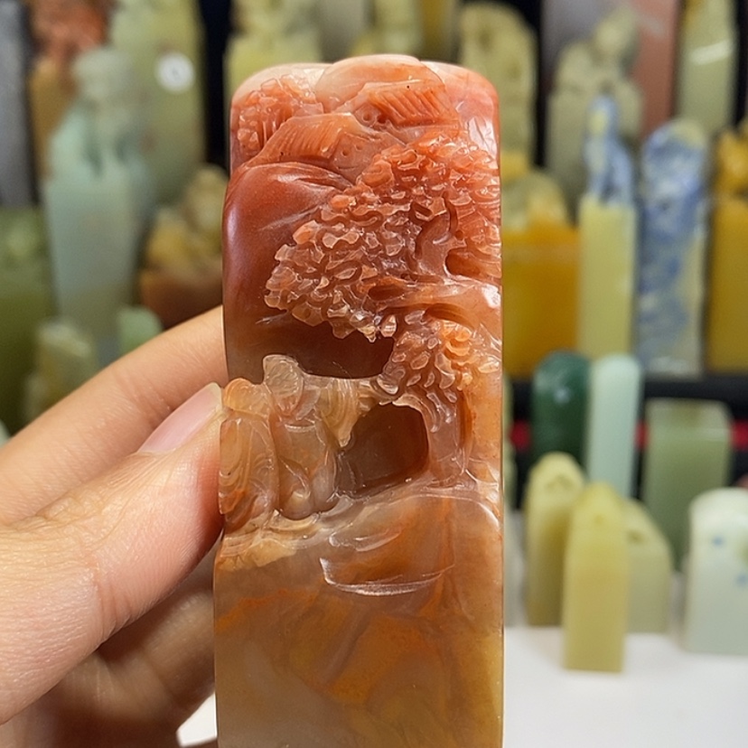 【闪购商品】青田石印石  老挝。     