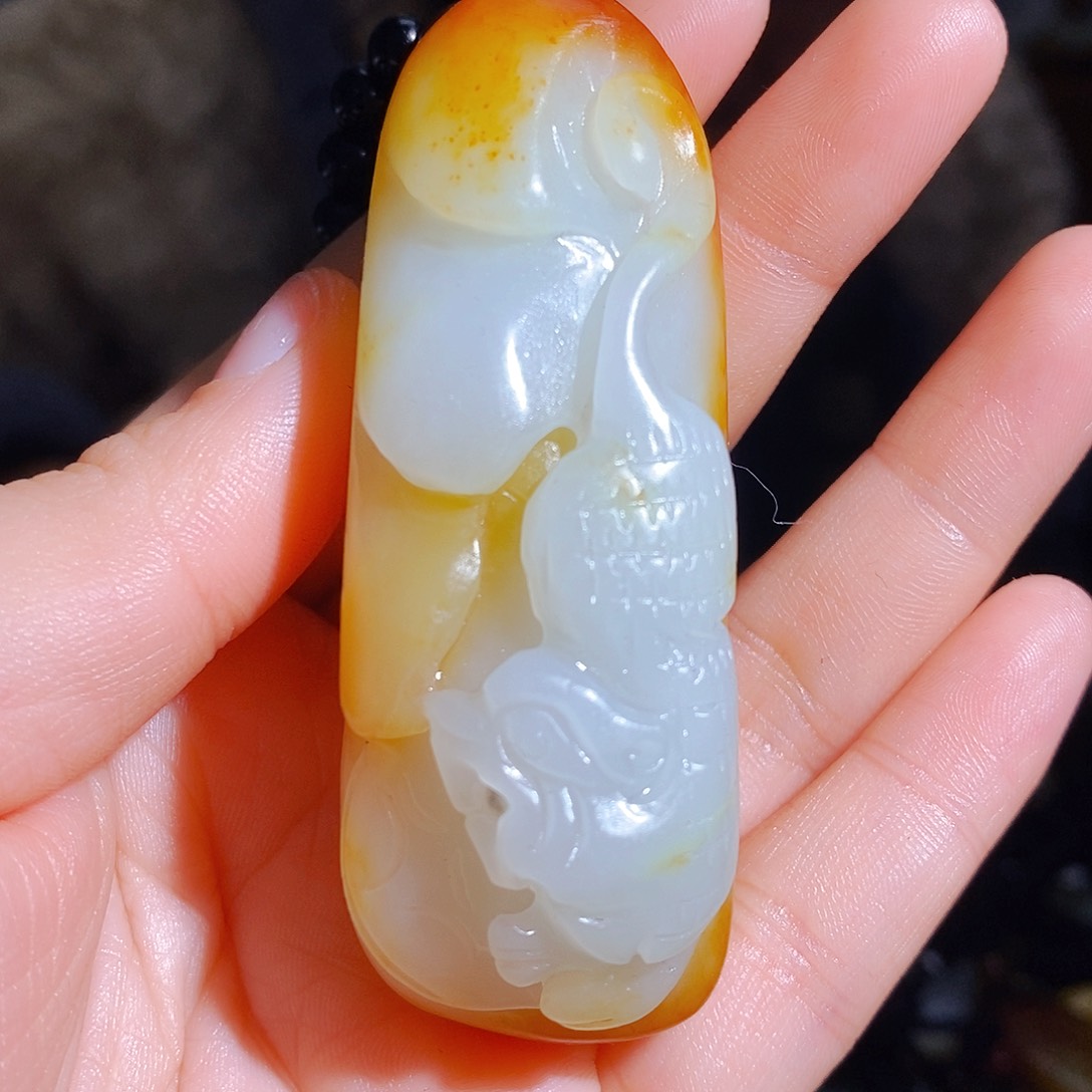 和田玉颈饰未镶嵌
