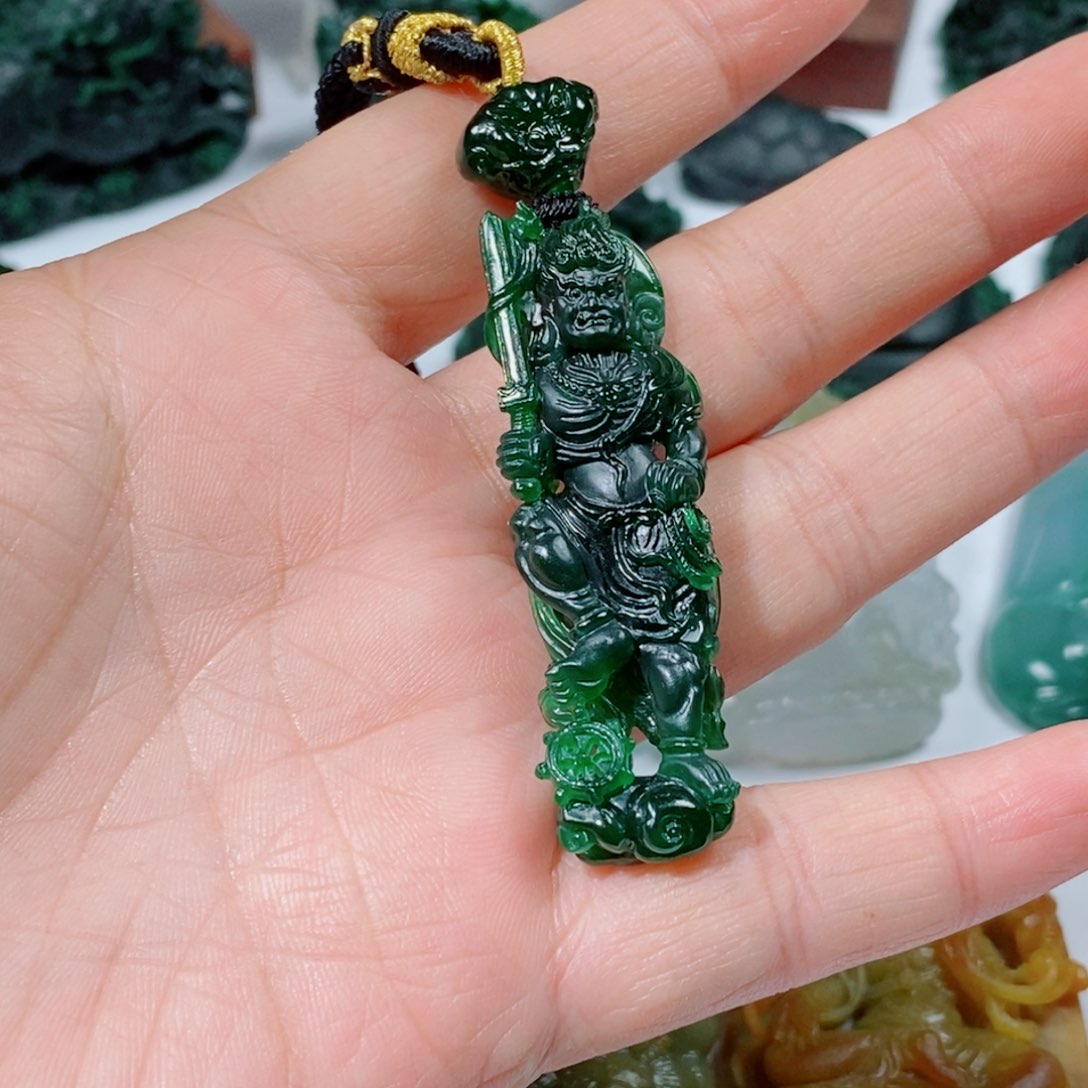 定制翡翠未镶嵌小*翡翠吊坠x