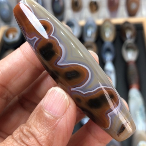 彬***李玛瑙/玉髓未镶嵌吊坠(不含链)