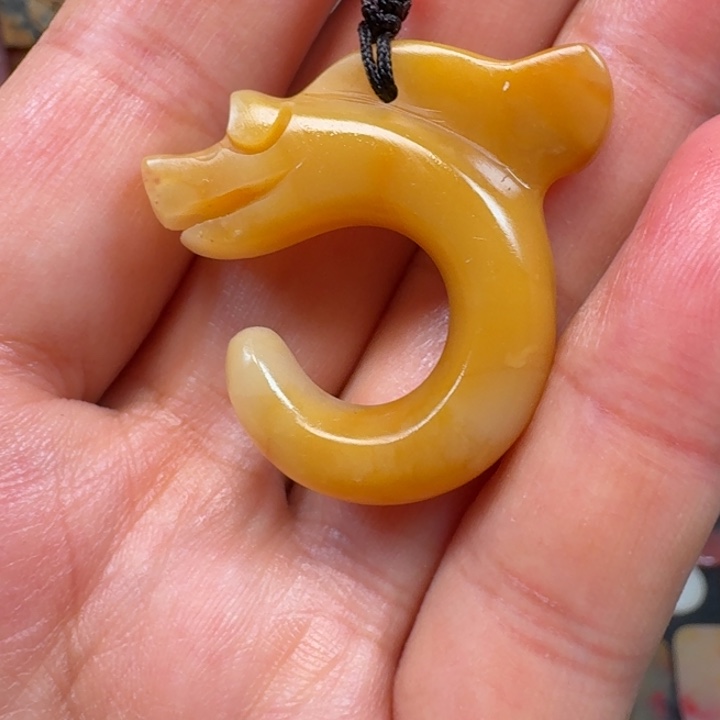 巴林石巴林石玉龙吊坠