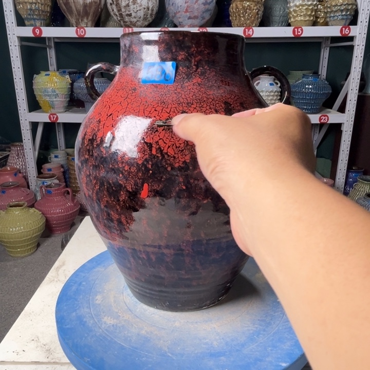 景德镇陶瓷花盆花器586