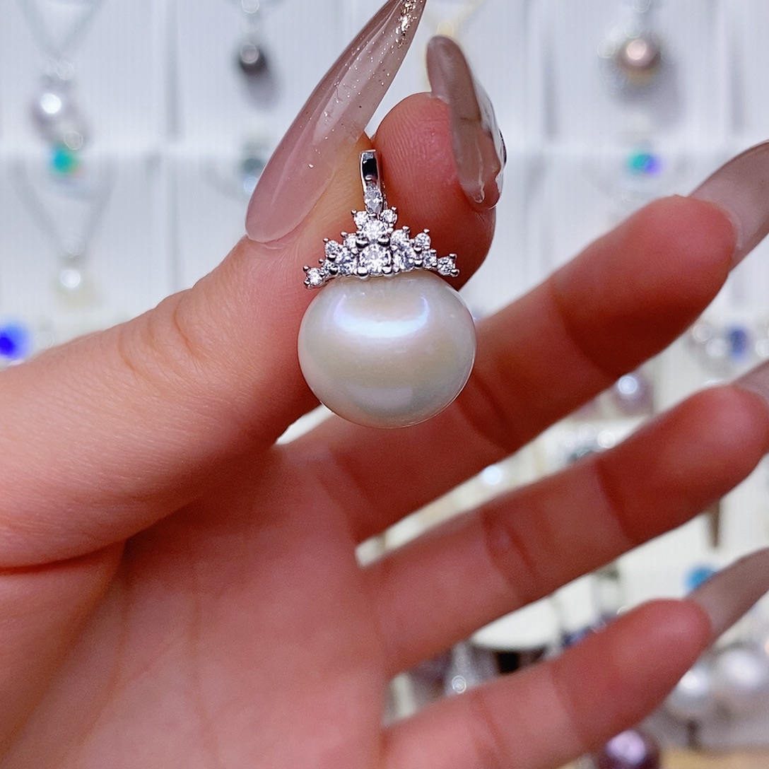 淡水珍珠吊坠(赠链)未镶嵌15➕