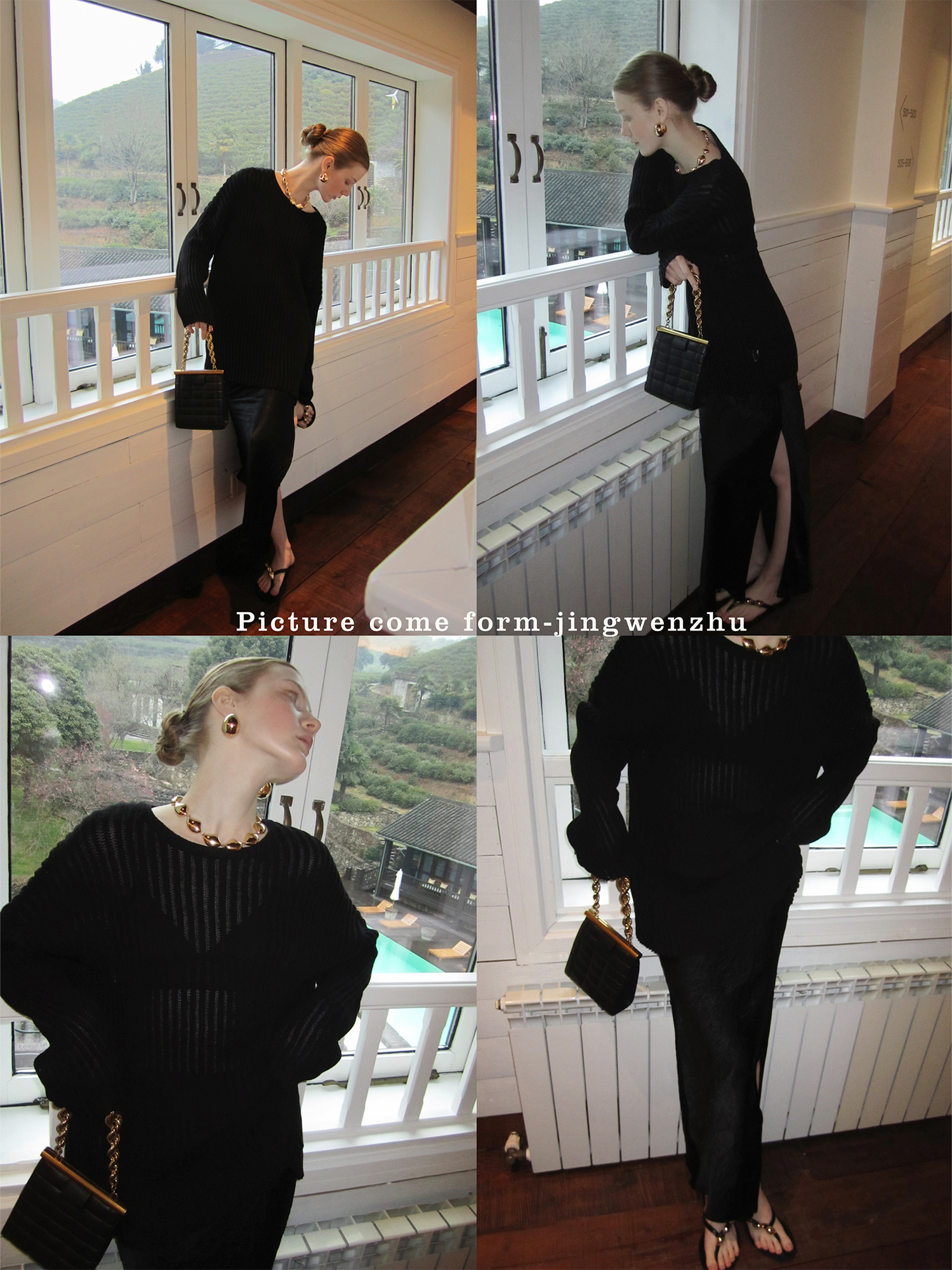 【放价了】JINGWENZHU韩国小众品牌极简透视毛衣   JWZ006