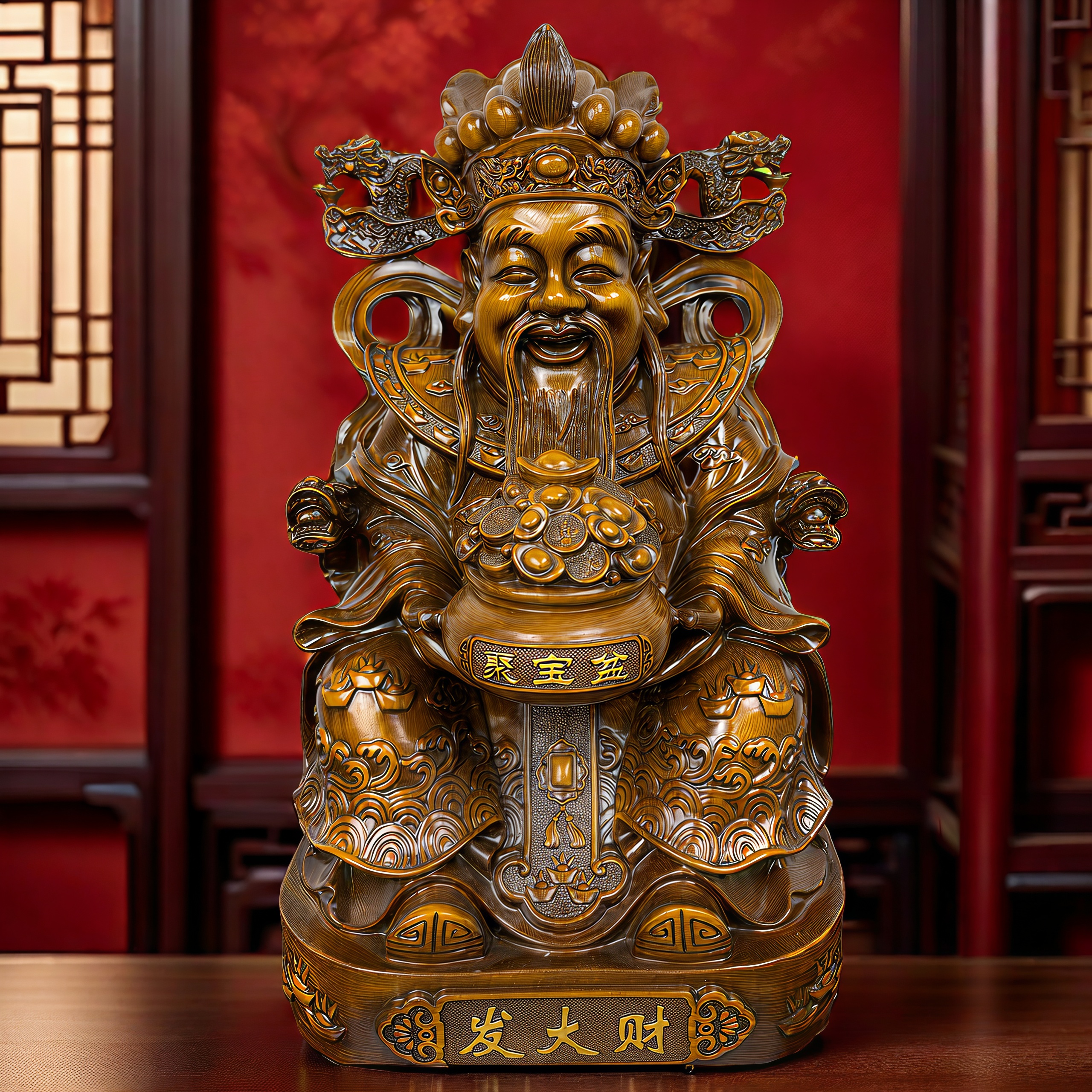 文财神家居工艺品摆设