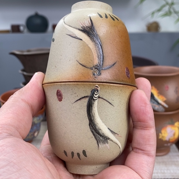 紫砂茶杯宜兴紫砂主人杯