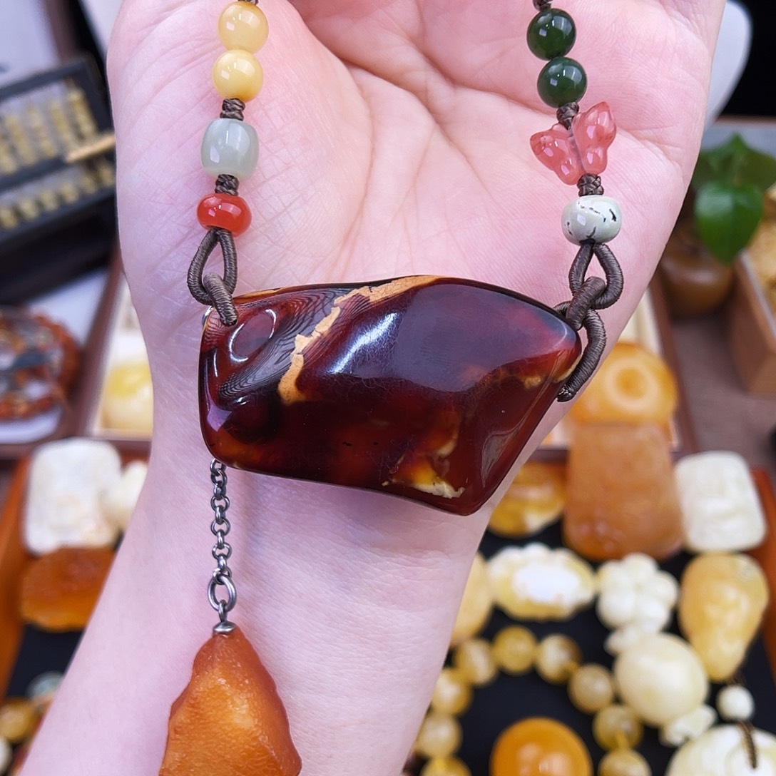 琥珀未镶嵌裸石我