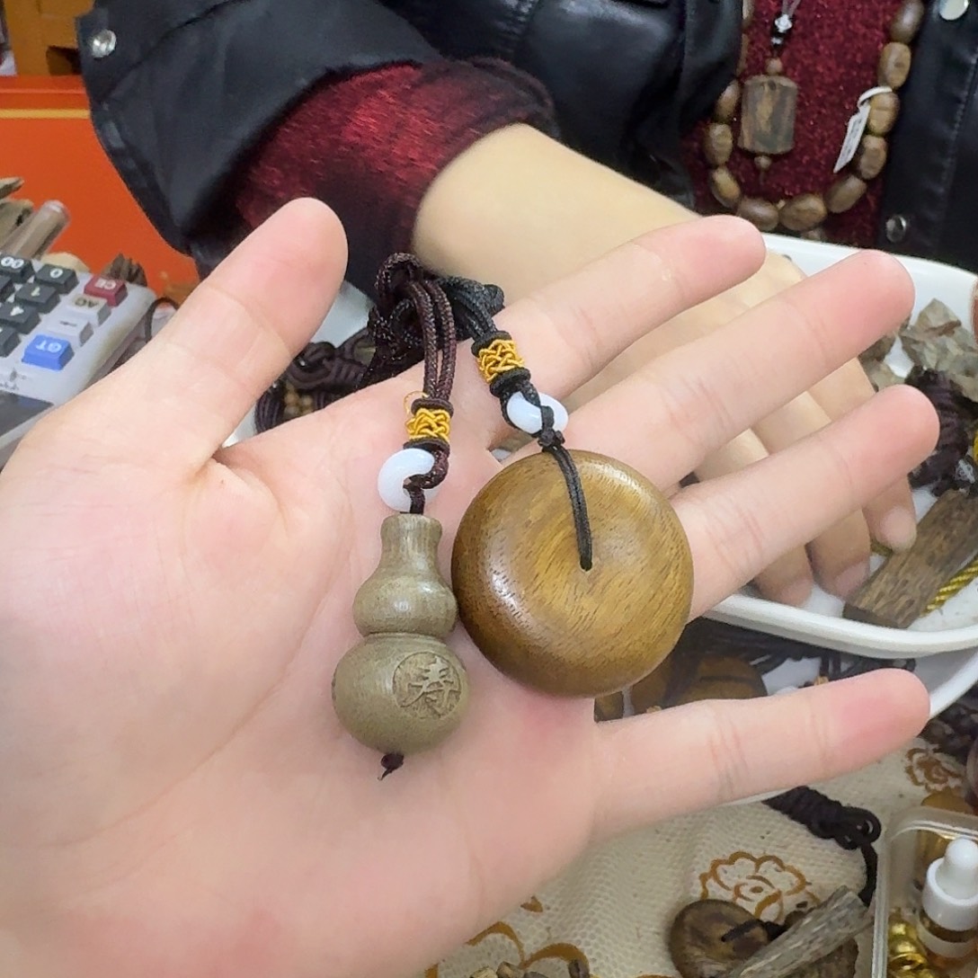 沉香沉香枕沉香平安扣 2 个发货