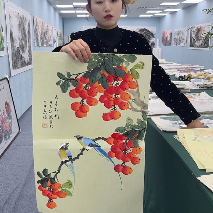 国画宣纸国画纯手绘作品