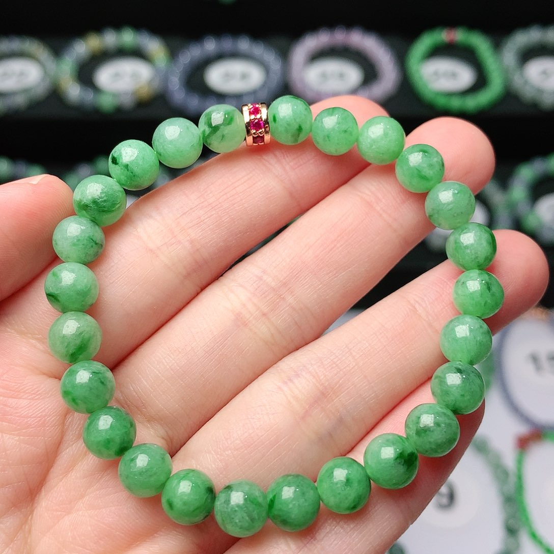 翡翠手链未镶嵌翡翠