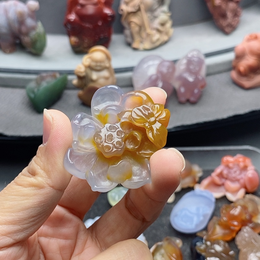 【闪购商品】未镶嵌吊坠定制玛瑙