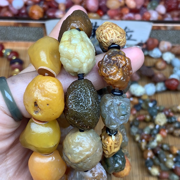 玛瑙/玉髓珠宝半成品合金迷*途