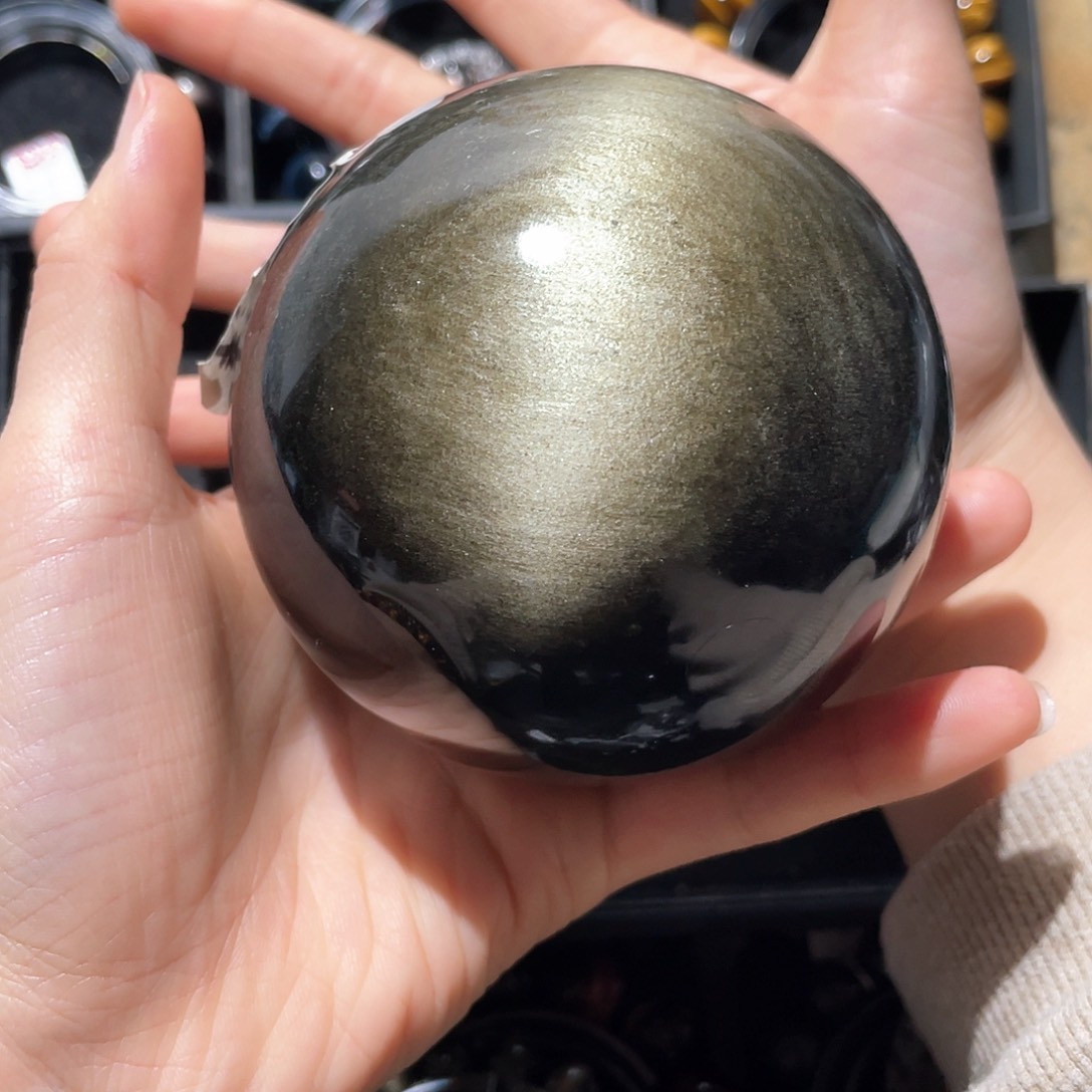 未镶嵌黑曜岩珠宝奇石小*