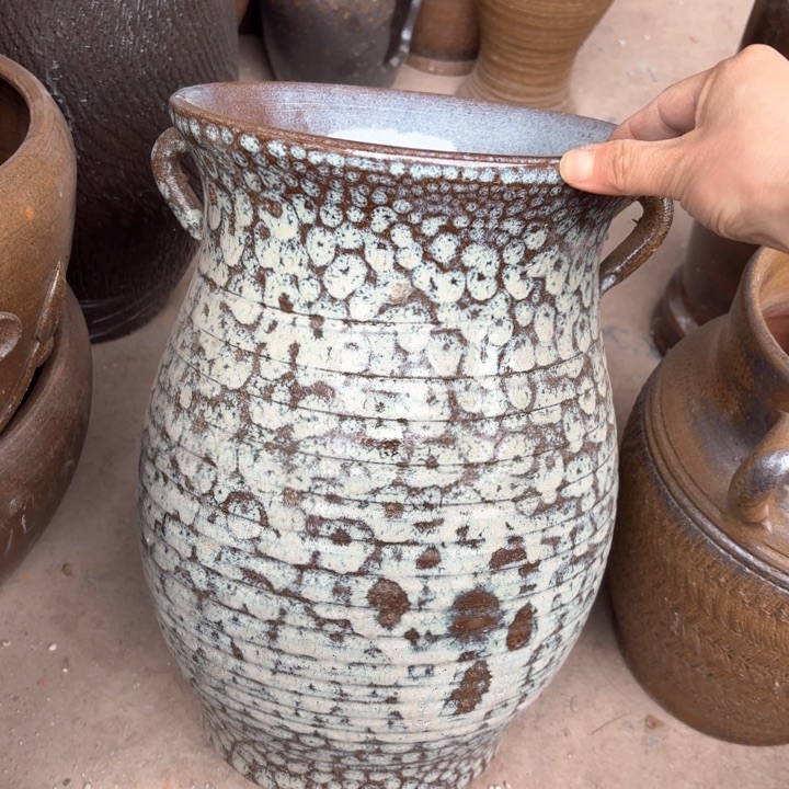 紫砂花盆口径21/32有孔