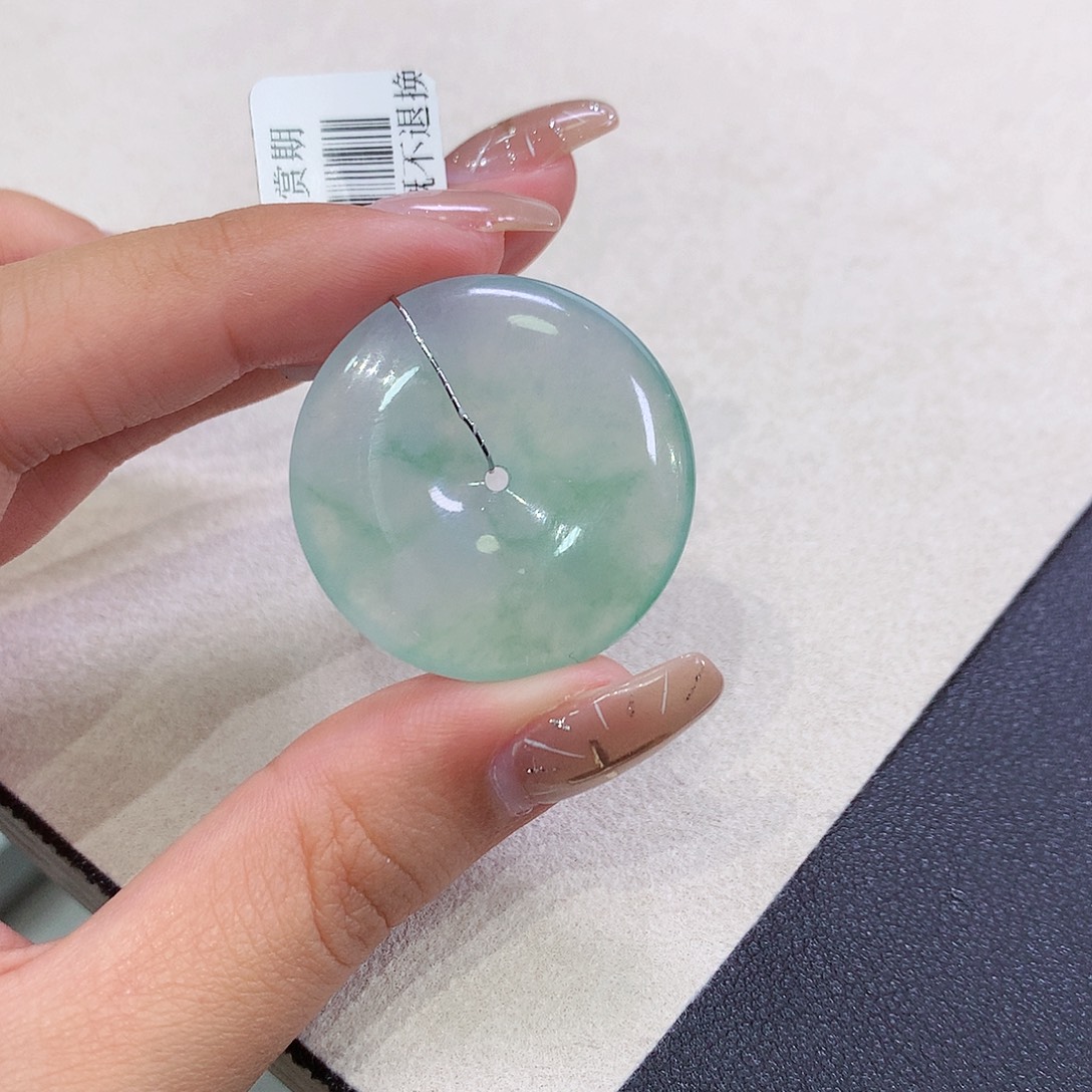 翡翠未镶嵌吊坠(不含链)31.2-5.9