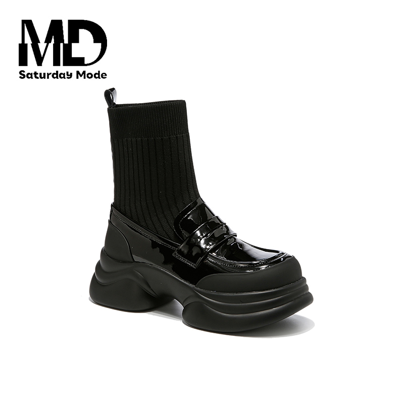 SATURDAYMODE【步履温织】新款弹力靴S1F