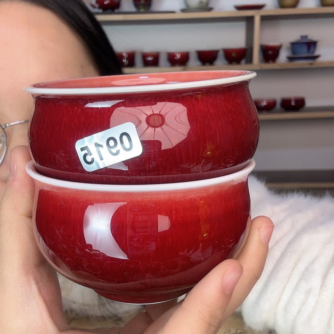 杯景德镇郎红陶瓷