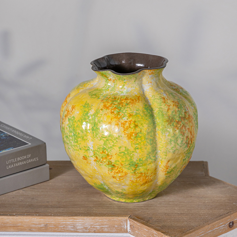 景德镇陶瓷花瓶中国风家居客厅插鲜花新中式玄关花器水培插花摆件