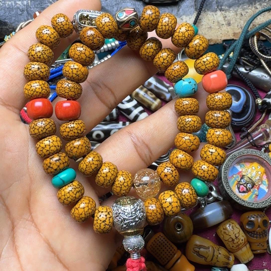 金刚菩提手串星月菩提双圈92