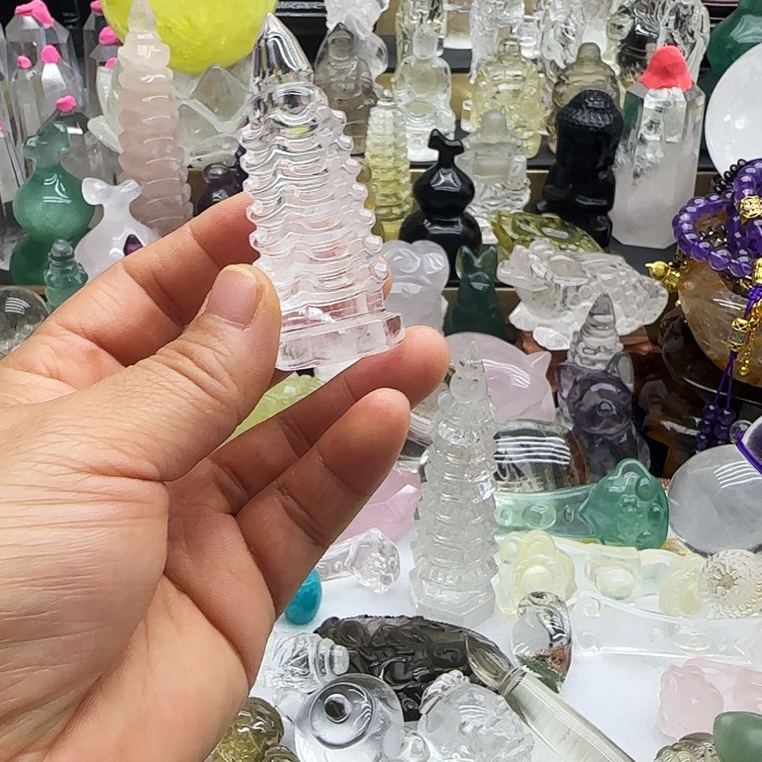 未镶嵌车挂紫晶摆件