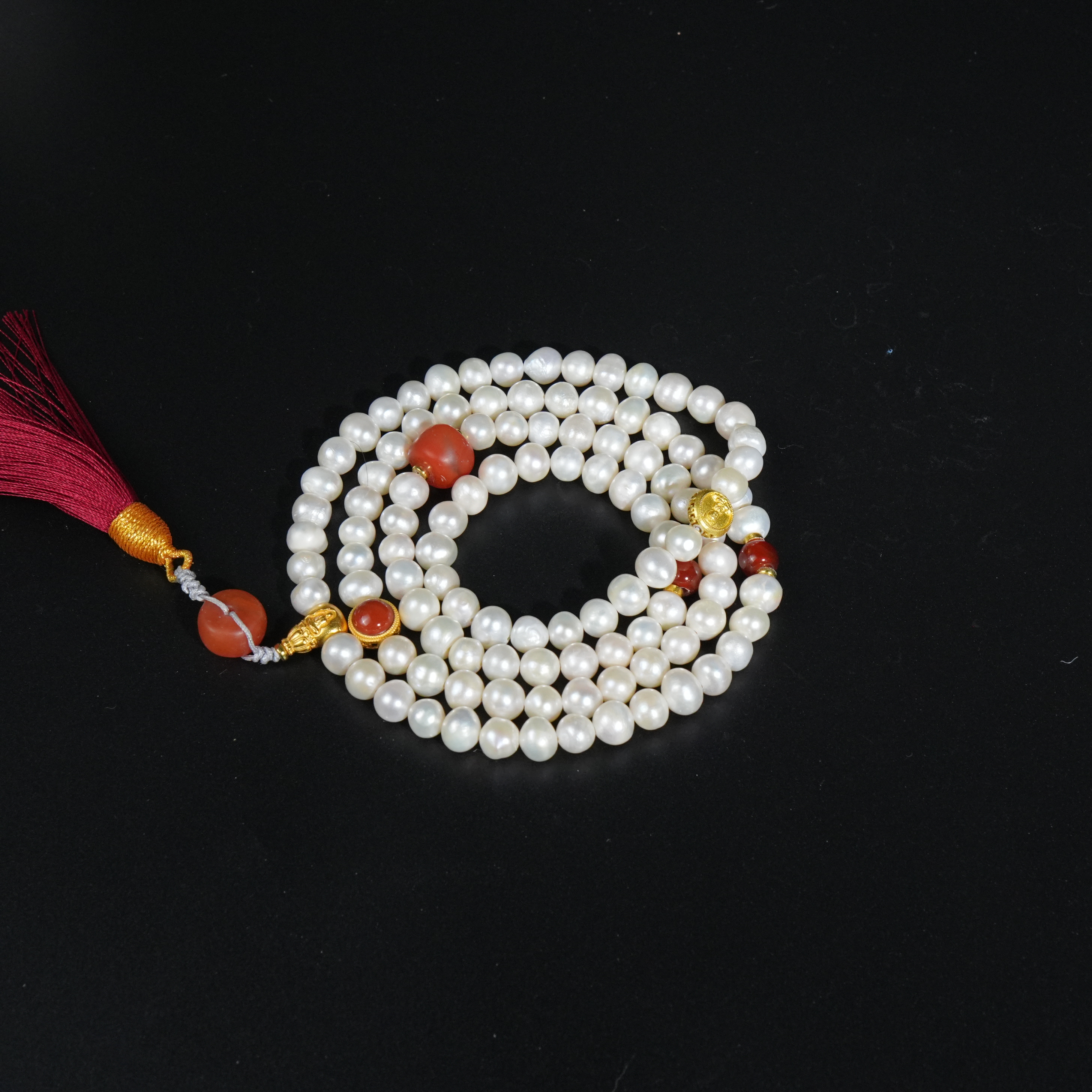 清代老珍珠念珠【华豫之门】ABS260126001