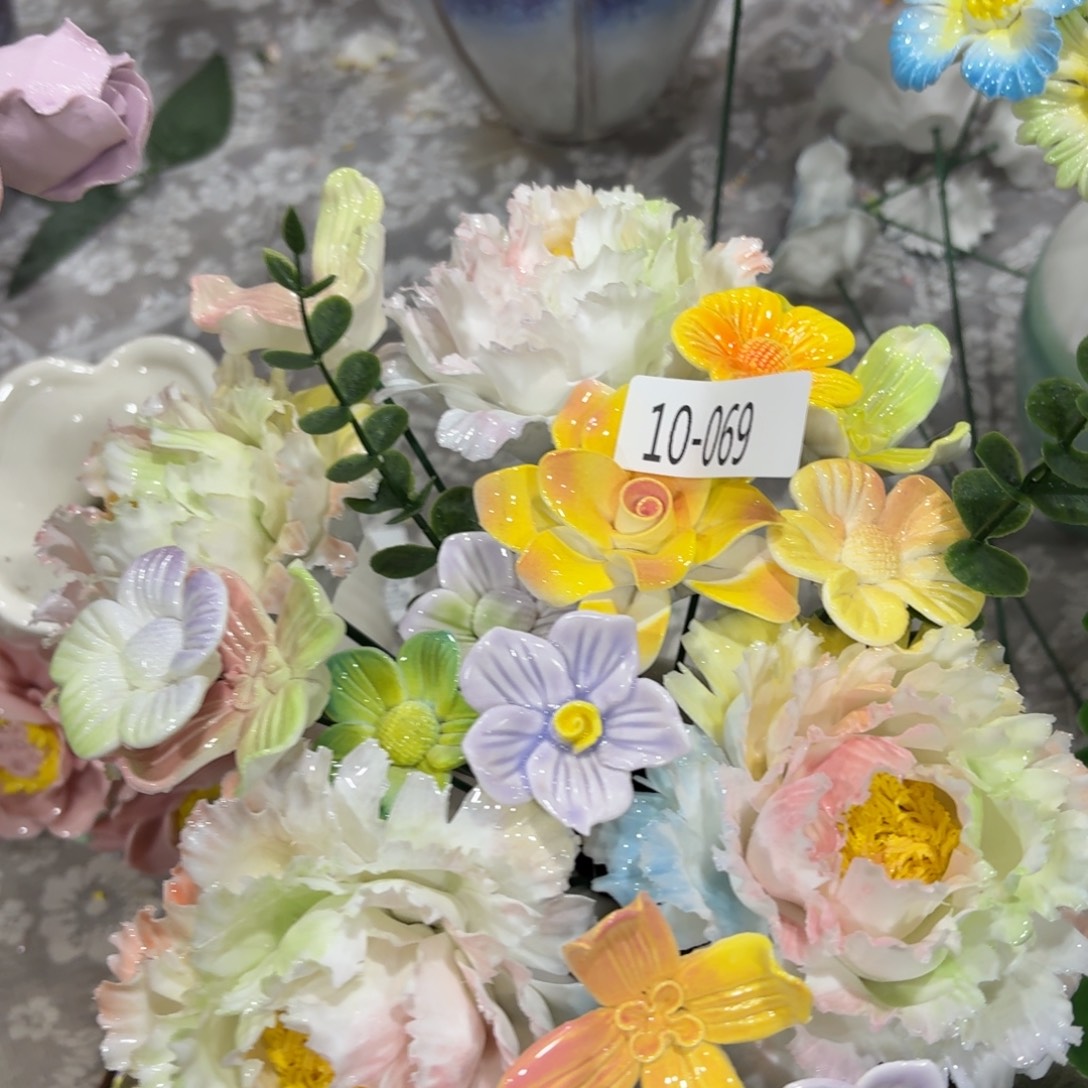 陶瓷花，20元发货，退款拉黑，1069