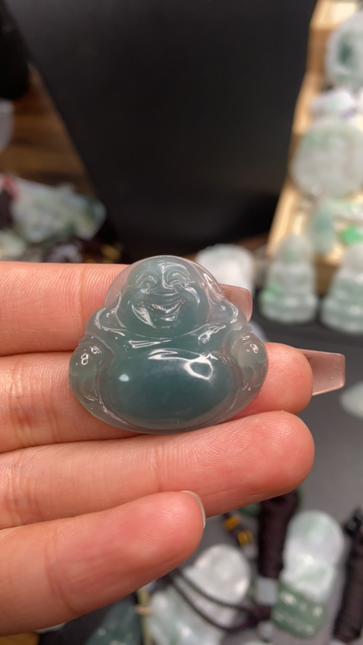 天然翡翠吊坠项链