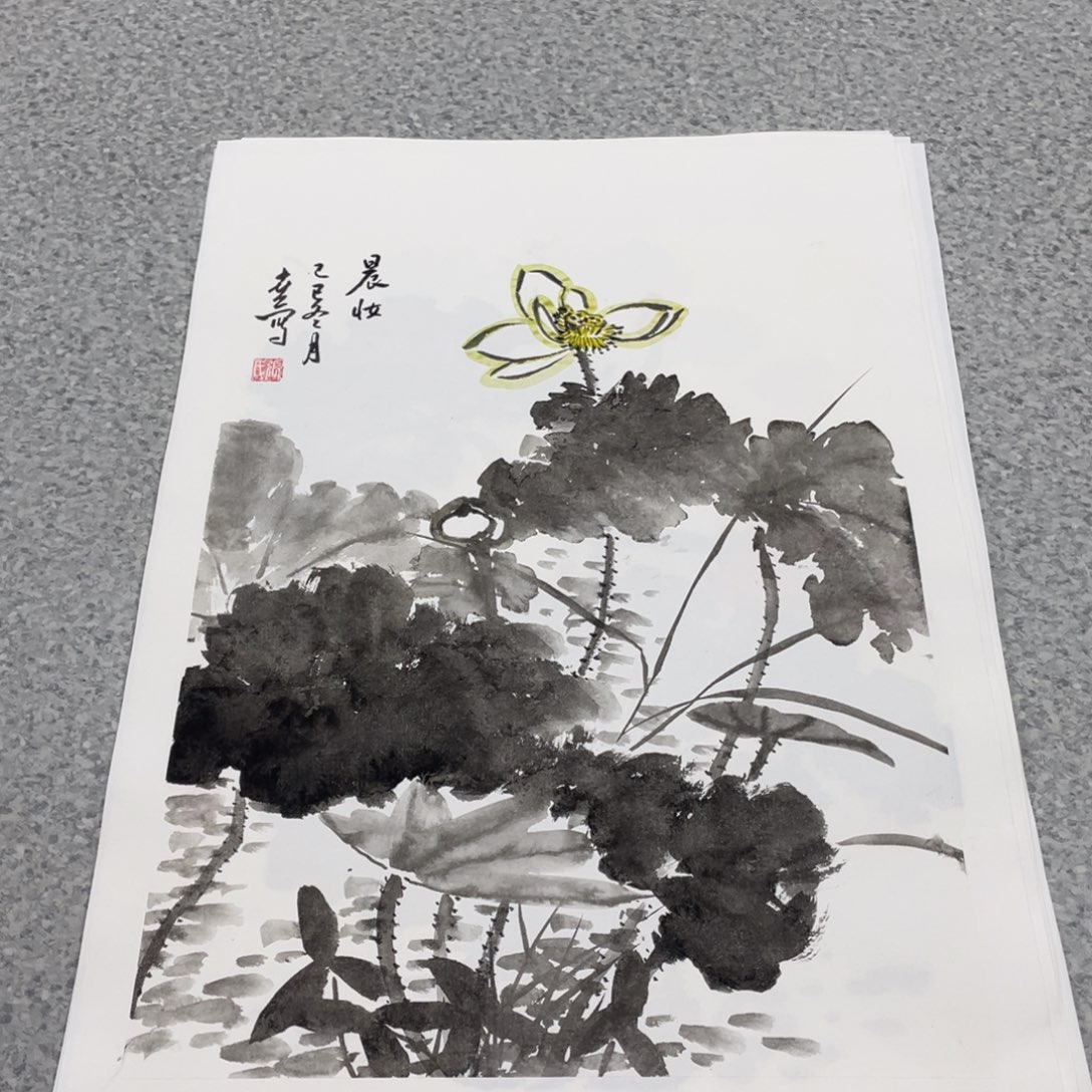 国画1.4平尺国画作品