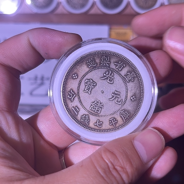复古 精美龙洋可吹响可翻面工艺品摆件