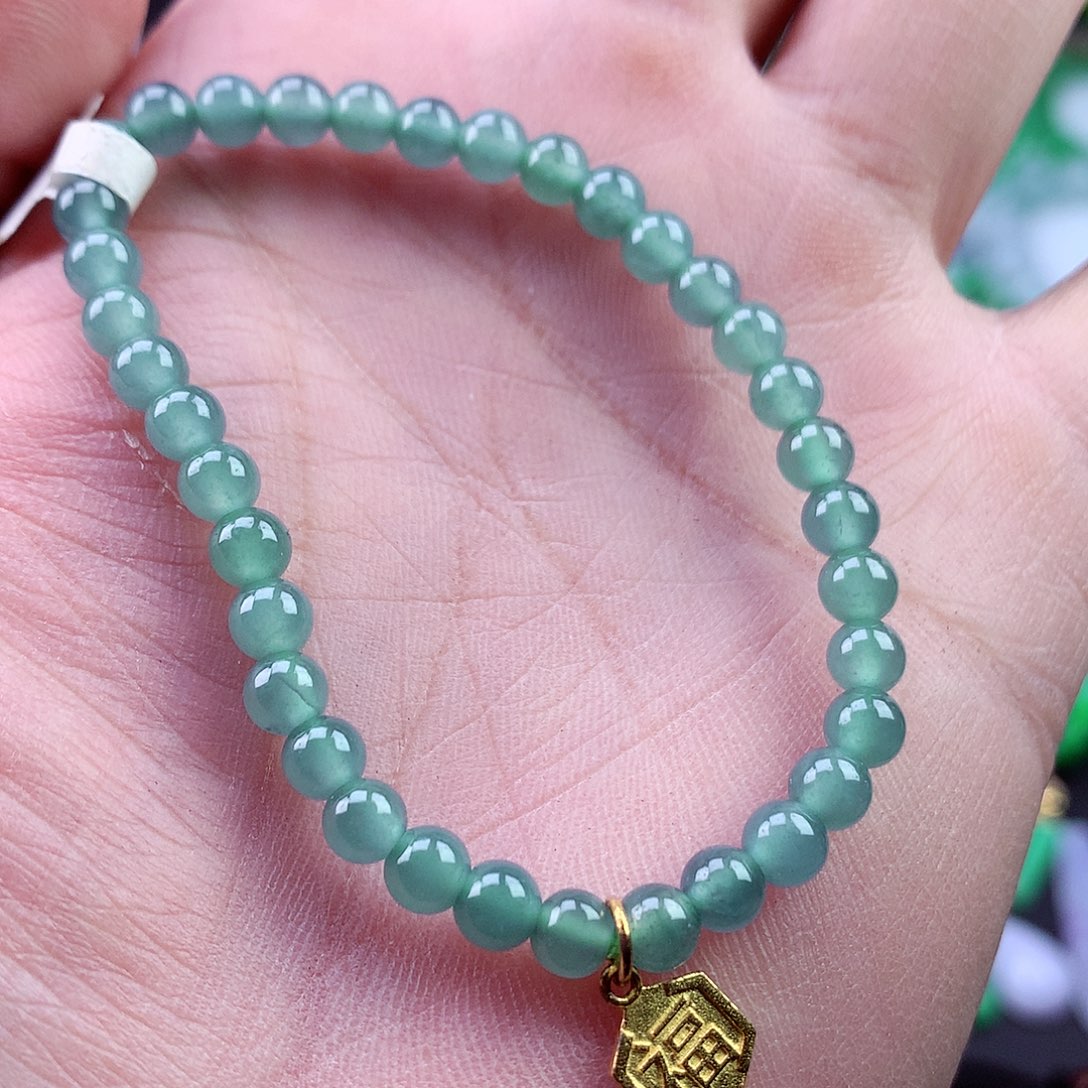 未镶嵌手链翡翠手串