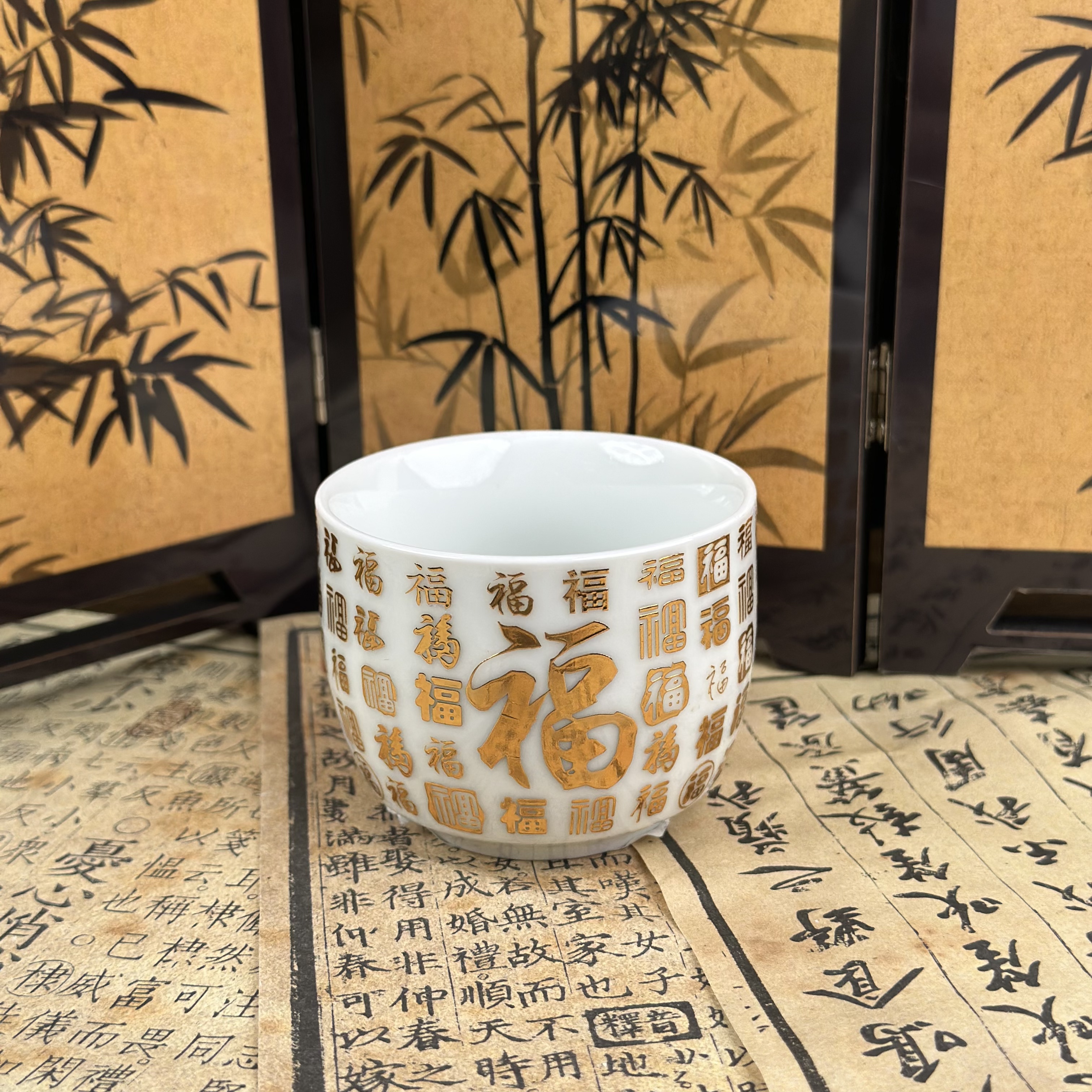 描金百福杯-白@zh1265