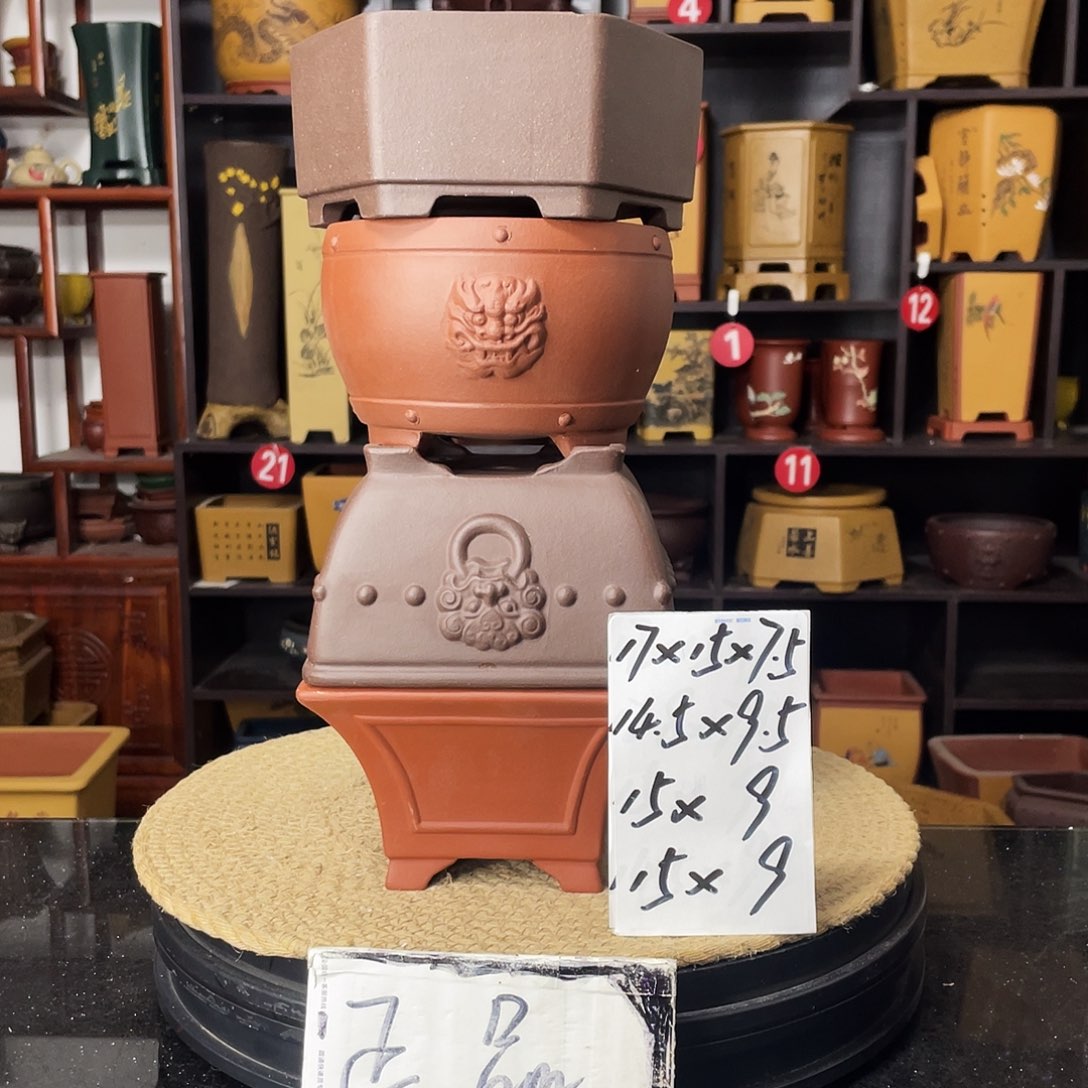 紫砂D-婉秋紫砂花盆