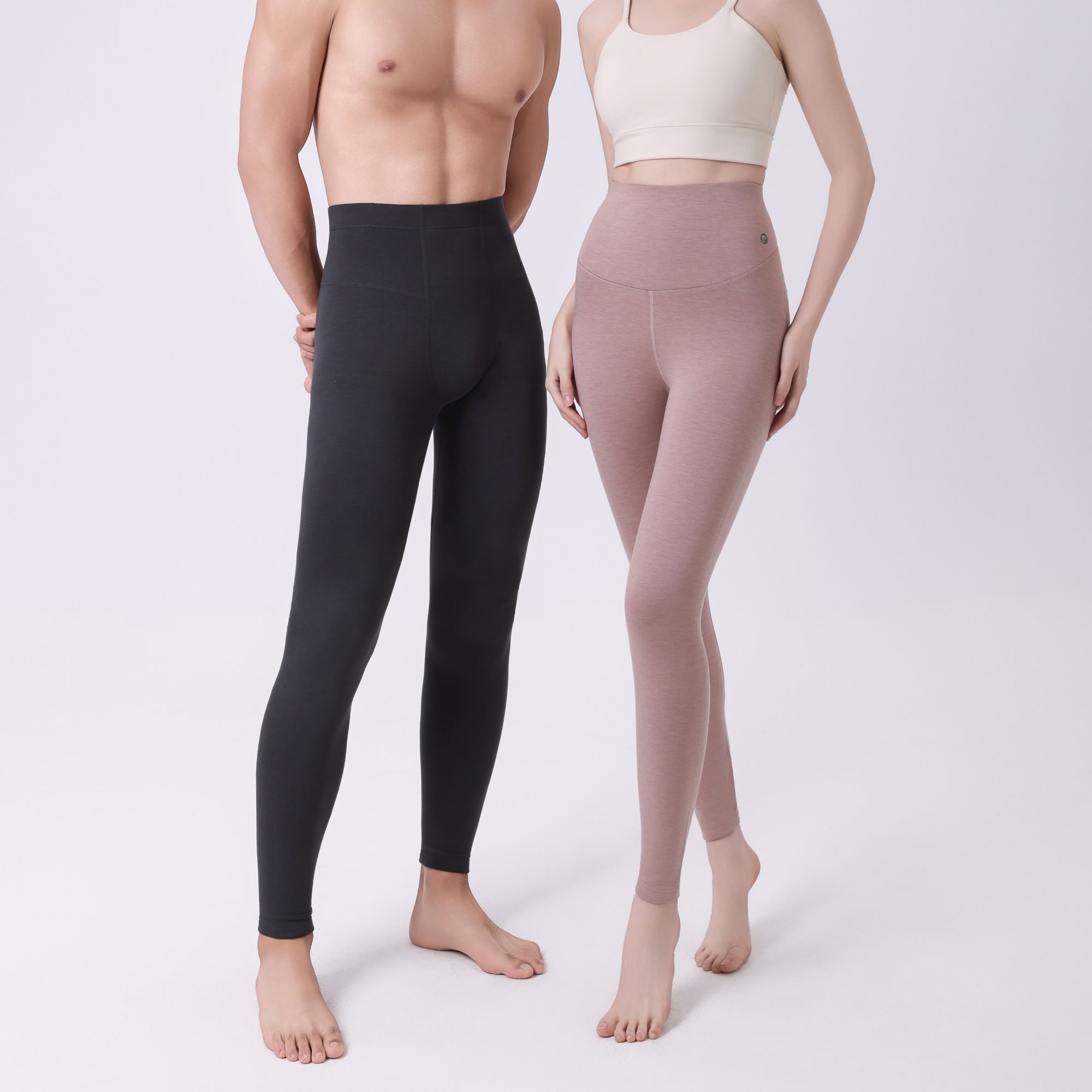 皮尔卡丹男女加大U底档！超强弹力！零聚酯纤维！丝滑保暖裤