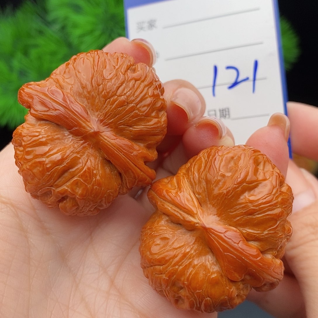 文玩核桃把件43元宝121