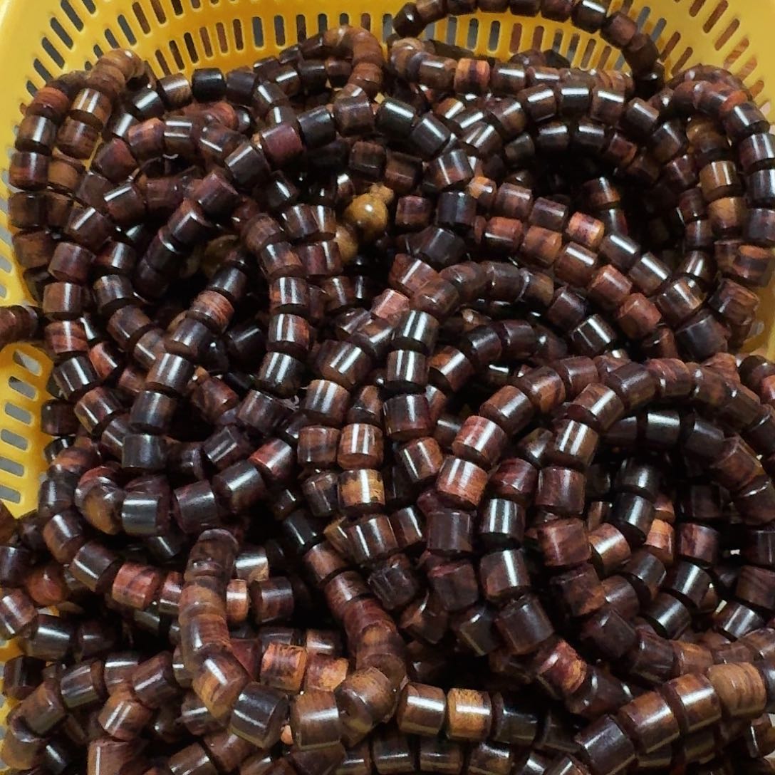 手串/手链黄花梨/降香黄檀正宗1.0规格直切桶珠海黄手串