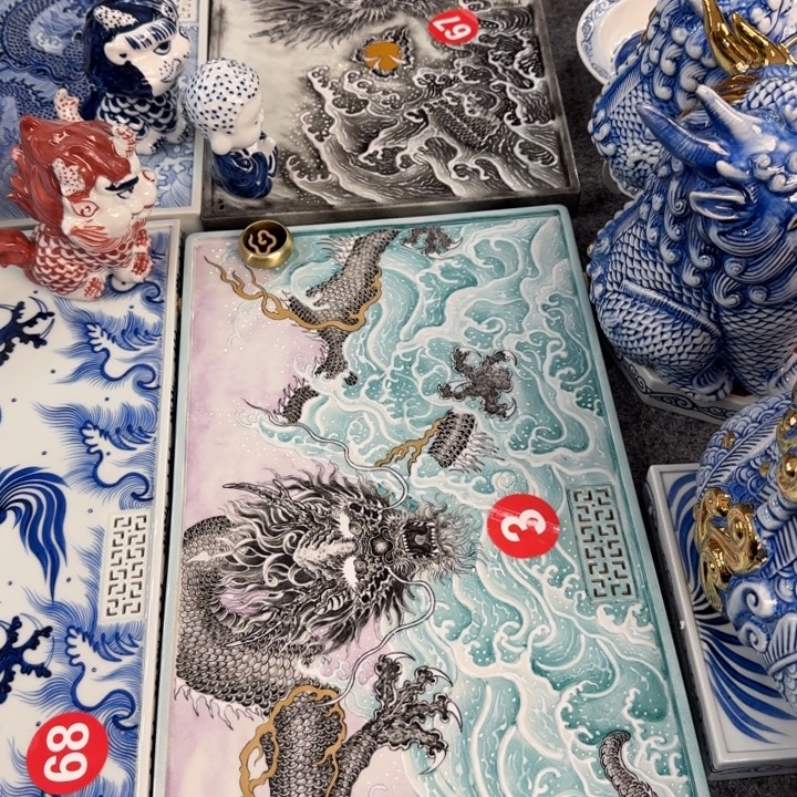 项***仑景德镇手工手绘陶瓷