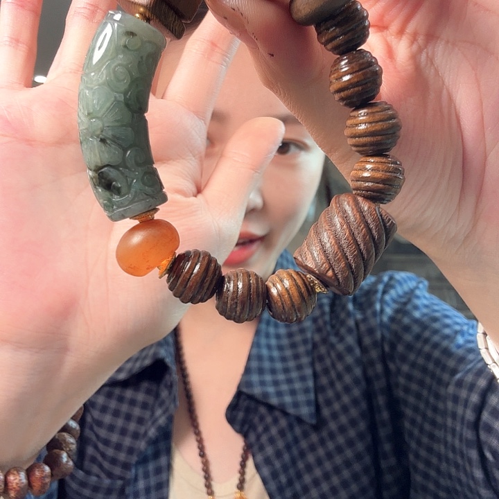 漫****未镶嵌手链翡翠手串