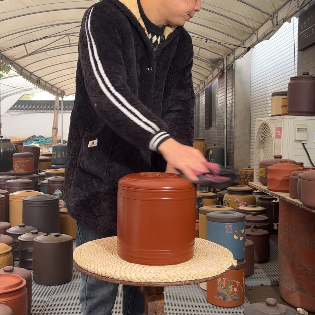 紫砂茶叶罐8 饼茶叶罐