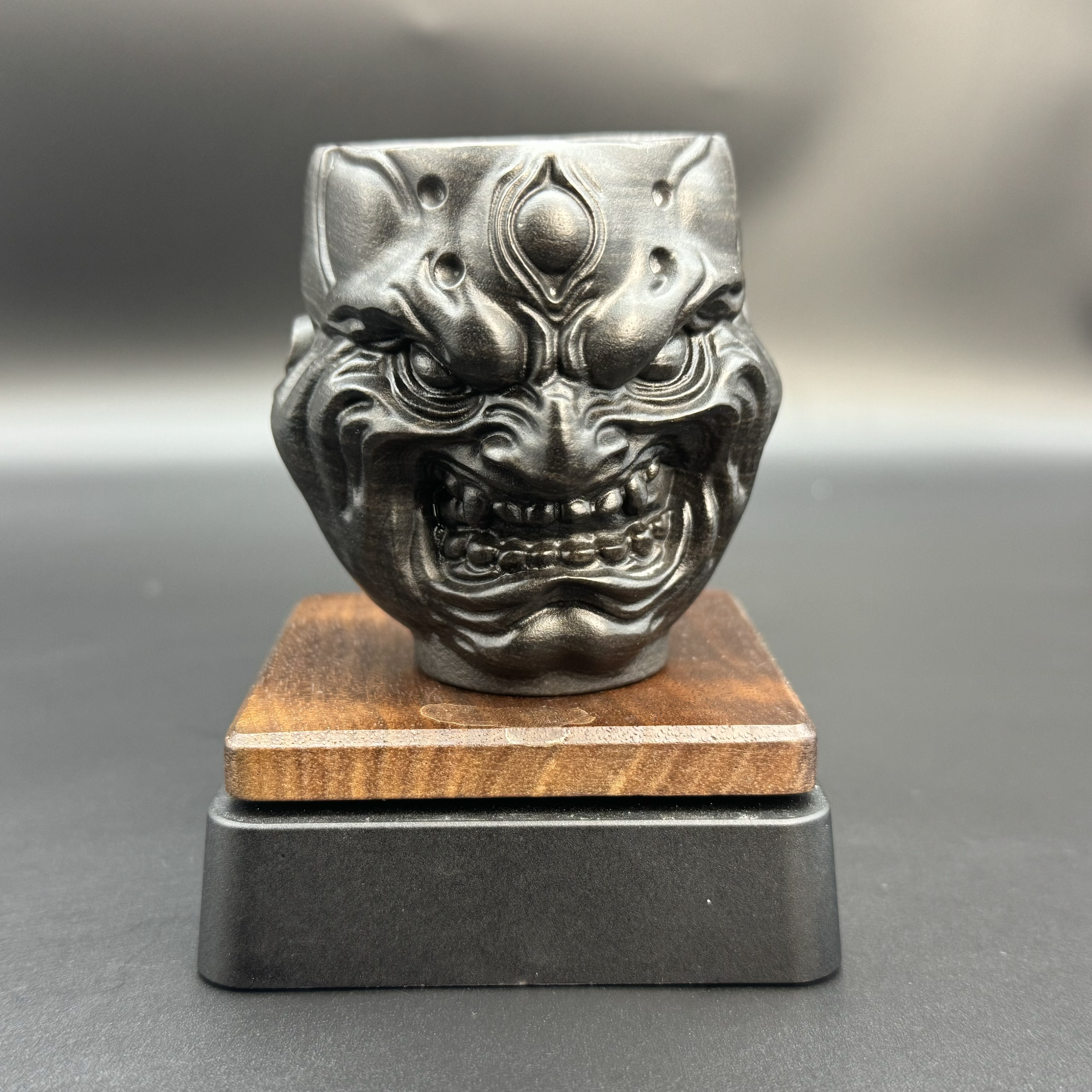 【恶僧杯】•研壶社•冰碛岩主人杯手工茶杯高档