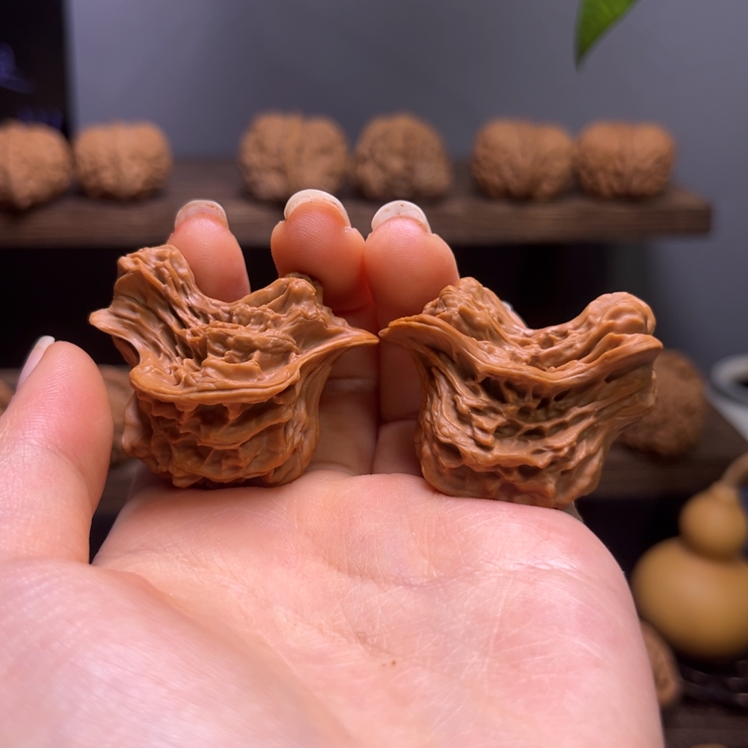 一***咪把件文玩核桃s14鸟