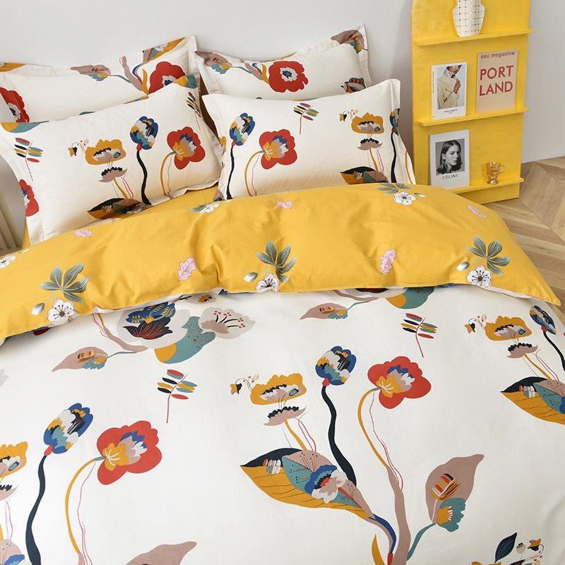 单人被套 1.6米*2.1米 新款斜纹棉高支高密舒适贴身透气【沐熙】