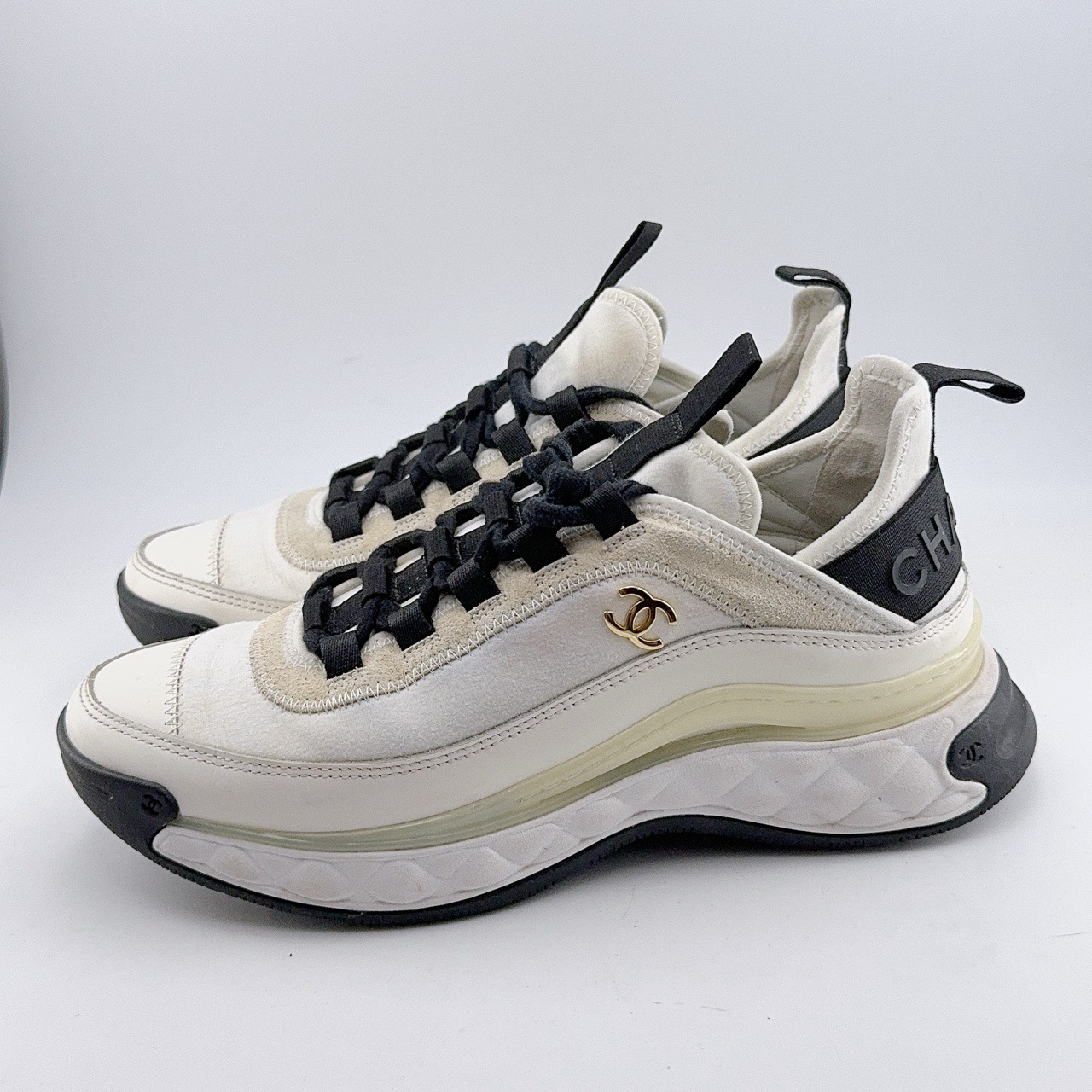 95新 Chanel/香奈儿 37码-38.5码/98新/Chanel/香奈儿 金标运动鞋