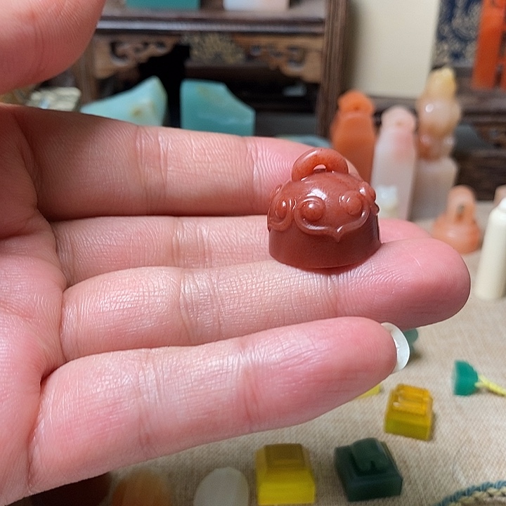 文***ഒ印石青田石印章5555558