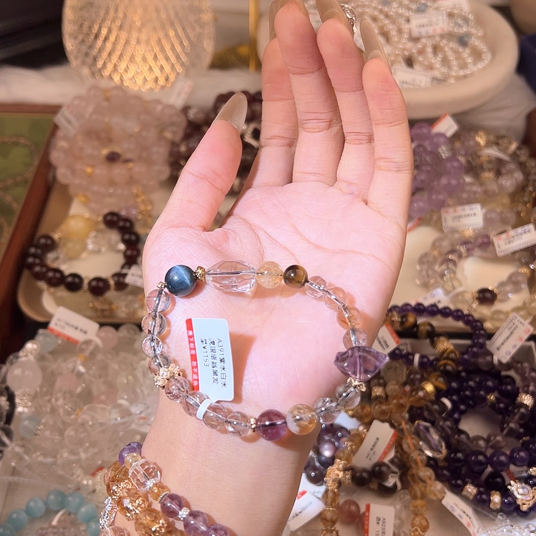 彩金发未镶嵌水晶