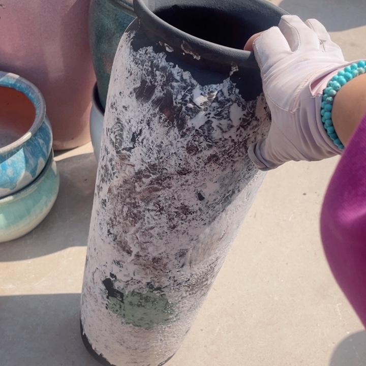 紫砂花盆0320瑕——8瑕